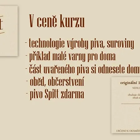 Séjour à la campagne Pivovar Spitt Zahorany Litoměřice