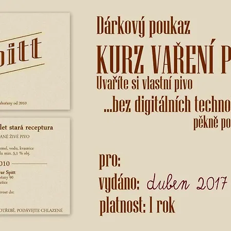Pivovar Spitt Zahorany Séjour à la campagne